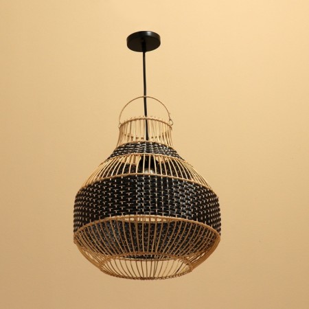 Ceiling Lamp from Rotan "VAY" 1x120W, E27, 40x40x43cm-1
