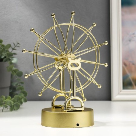 Plastic Plastic "Ferris wheel" gold 23.5x18.5x11 cm
