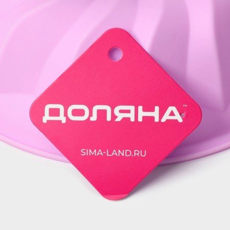 The form for baking the share "German cupcake. Custard ", silicone, 21.5 × 5 cm, pink color-6