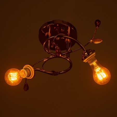 Boni chandelier BP 2x40W E27 Gold Model: 2638718-2