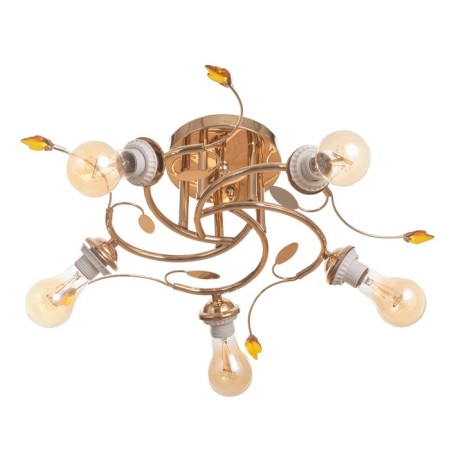 Arden chandelier BP 5x40W E27 Gold Model: 2600551 10662079