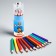 Colored pencils in a tube, 12 colors, trihedral, puppy patrol