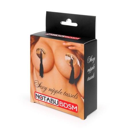 Paces on the chest notabu heart, sticini with brushes, reusable, gold-2