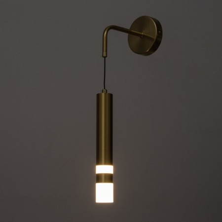 Bra "Gella" LED 6W 3000k Brass 4x4x30cm-2