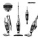 Vertical vacuum cleaner Centek CT-2567, wireless, 350/150 W, 0.6 l, white-black