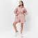 Women's costume (shirt, shorts) minku: oversize color dark pink, size 44
