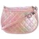 Children's bag on the valve, 6x12x16 cm, adjustable belt, pink mix