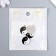 Decor for creativity Metal, enamel "Yin-Yang" silver 2.2x1.8 cm
