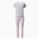 Homemade female set (T -shirt/pants), gray color, size 50