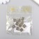 Busina for creativity Metal "Pattern of nodes" silver 1x1 cm