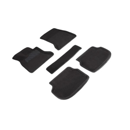 Pile rug for BMW 5 Ser F-10, 2010-2013, black