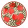 Plate of the Rishtan ceramics "Grenates", 27 cm