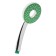 Shower watering can Zein Z3537, D = 105 mm, hole inside, chrome/green