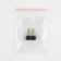 Heels for heels, d = 7 × 6 mm, 2 pcs, black color