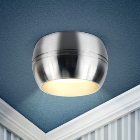 Lamp 1x15W GX53 9x9x5 cm, satin nickel