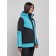Ski jacket women's winter, size 46, blue color