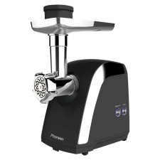 Electric meat grinder Pioneer MG108, 1800 W, reverse, black