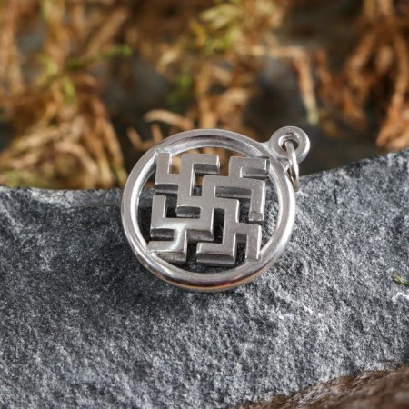 Amulet "Fern flower, overcoming grass", metal pudter, art casting