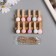 Decor for creativity wood "clothespin with pompom" set of 10 pcs 3.6x2.3x1.5 cm