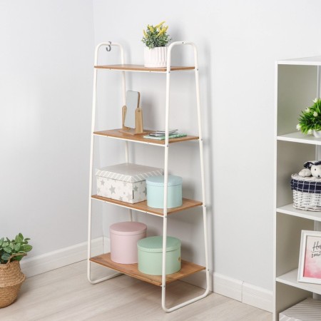 Scandinavia 24 rack, 65 × 38.5 × 147 cm, white color