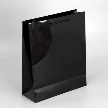 Gift laminated package, packaging, Black, m 24 x 29 x 9 cm-6