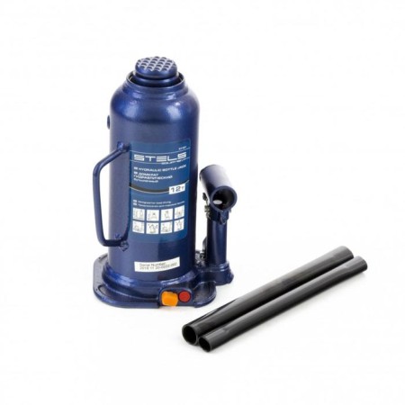 The jack hydraulic bottle stels 51167, h lifting 227-457 mm, 12 tons