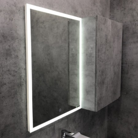 Mirror Comforty Hyacinth 60, LED lighting, contactless sensor, 60x80 cm-2