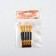 A set of applicators for shadows, with a brush, bilateral, 5 pcs, 7.5 cm, black/gold color