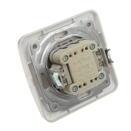 Smartbuy switch "Mars", 10 A, 1 key, hidden, white-1