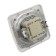 Smartbuy switch "Mars", 10 A, 1 key, hidden, white