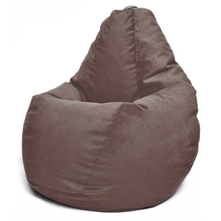 Masteri-Maserrati positive chair, size XL, diameter 95 cm, height 125 cm, velor, brown color