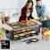 Electric Grill KitFort KT-1650, RAKTERY, 1200 W, 8 pans, 7x7 cm, black