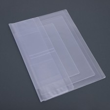 PVC liner for documents, 2 sets, transparent color