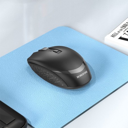 Mouse Borofone BG7, wireless, optical, 1600 dpi, black-5