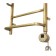 Domoterm electric heated towel rail "Orpheus" P7, 400x800 mm, with a shelf, right, bronze
