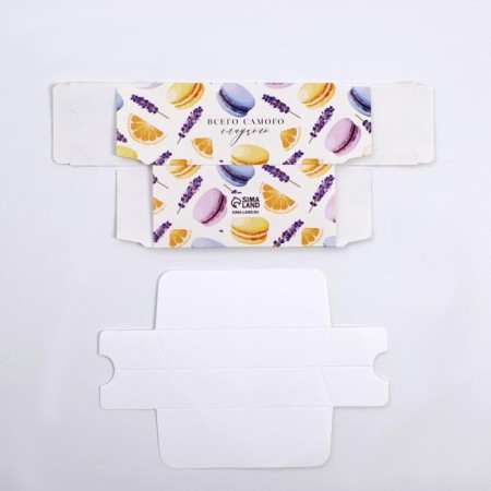 Box for Makarun, confectionery packaging, “sweetest”, 12 x5.5 x 5.5 cm-3