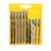 A universal set of saws for tundra jigsaws, on wood and metal, 10 pcs.