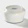 Porcelain sugarian with a spoon Magistro "sea breeze", 250 ml, white color