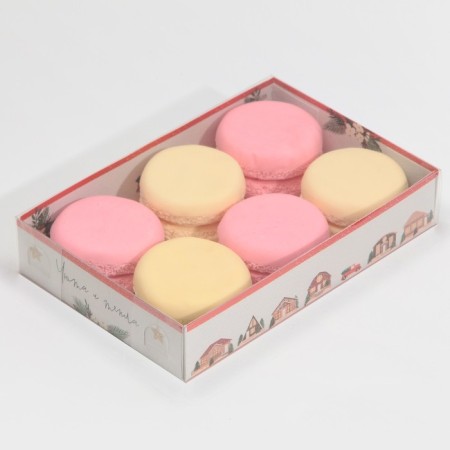 Box for Makarun "Happiness in the New Year", 17 x 12 x 3 cm, New Year