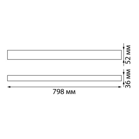 Lumber of the invoice, suspended LED ITER IP20 LED 4000K 30W-3