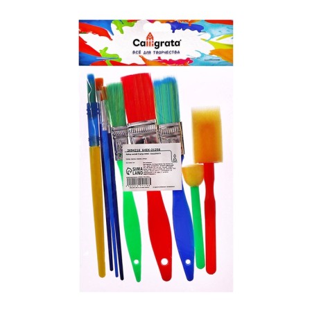 Set of brushes, 9 pieces, mix-1
