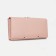 Women's wallet on magnets, pink color