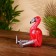Souvenir "Flamingo" hanging paws, wood 25 cm