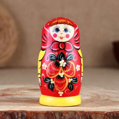 Matryoshka "Strawberries", 5 puppet, 11 cm-2