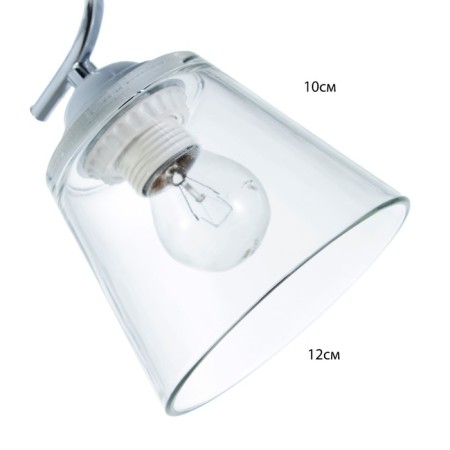 Aisha chandelier 3he27 40W chrome 50x50x27 cm Bayerlux-5