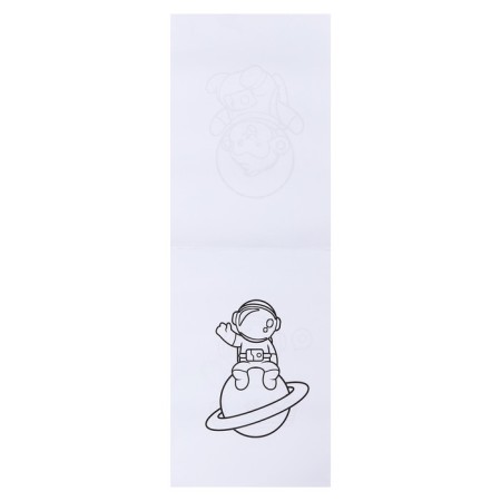 Drawing set, with coloring, blue-21