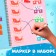 Book "New Year's Tasks", 3-5 years old