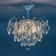 Ceiling lamp 4x60W E27, size 39x39x44 cm