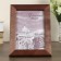 Photo frame pine c24 brown 10x15 cm (plastic screen)