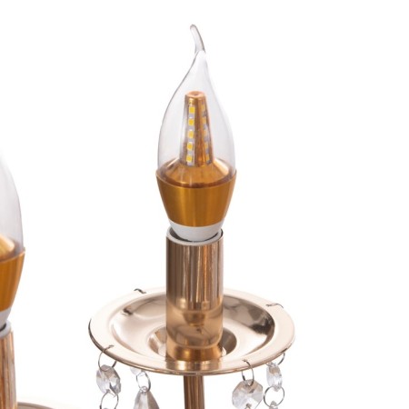 Sandra chandelier 10he14 40W gold 62x62x32 cm-5